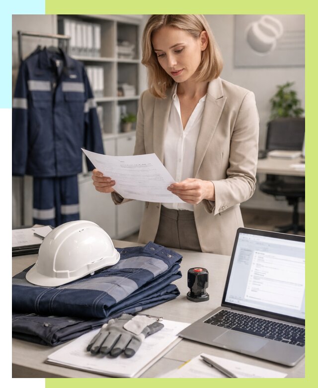 Сертификация спецодежды в Гукове от 7186 р. | Алешин-Гкв