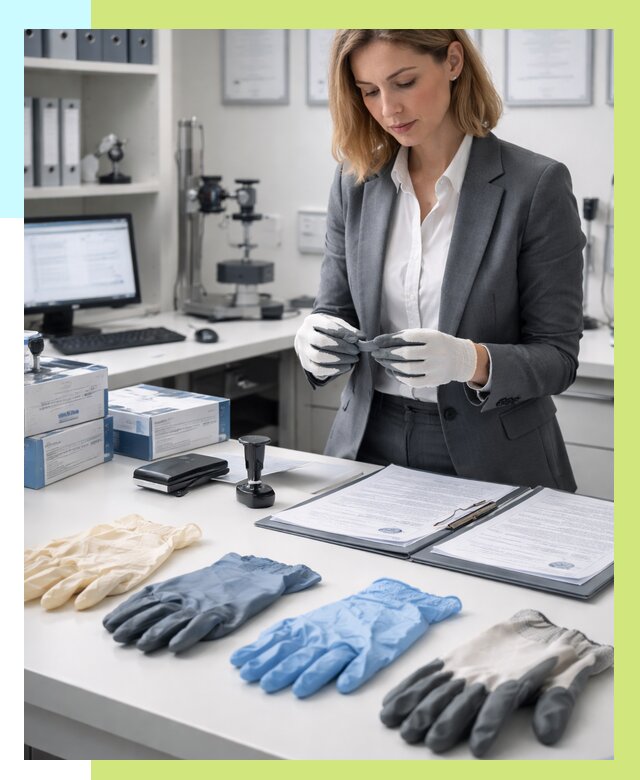 Сертификация перчаток в Гукове от 8726 р. | Алешин-Гкв