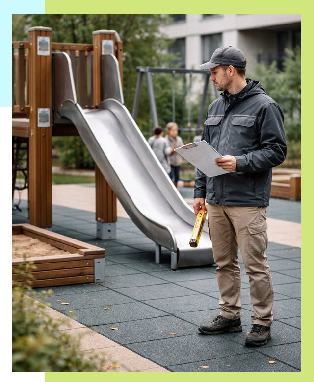 Сертификация детских площадок в Гукове от 25665 р. | Алешин-Гкв