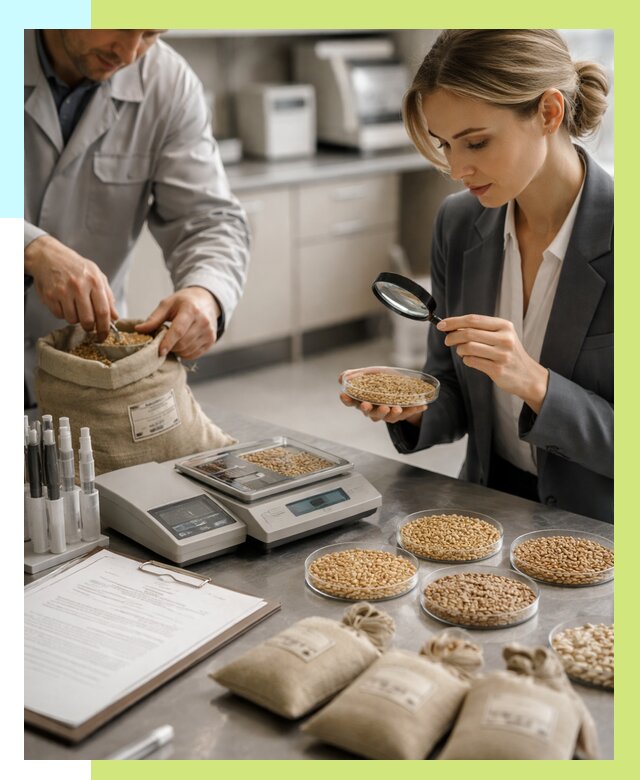 Сертификация зерна в Гукове по цене от 15399 р. | Алешин-Гкв