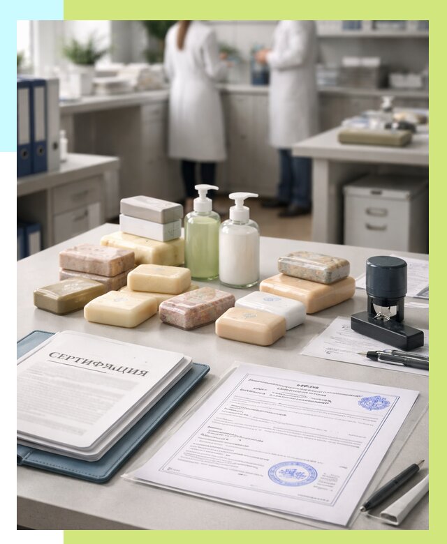 Сертификация мыла и сертификат на мыло в Гукове от 12319 | Алешин-Гкв
