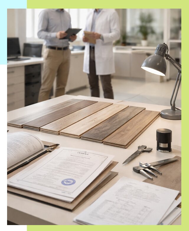 Сертификация ламината в Гукове от 18479 р. под ключ | Алешин-Гкв