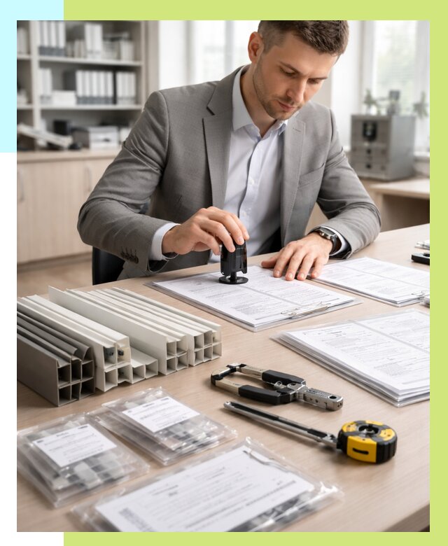 Сертификация ПВХ продукции в Гукове от 8726 р., Алешин-Гкв