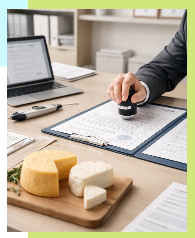 Сертификация сыров в Гукове от 15399 р | Сертификат на сыр Алешин-Гкв