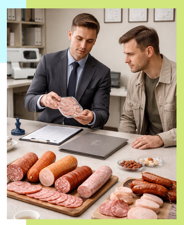 Сертификация колбасных изделий в Гукове от 7700 р. | Алешин-Гкв