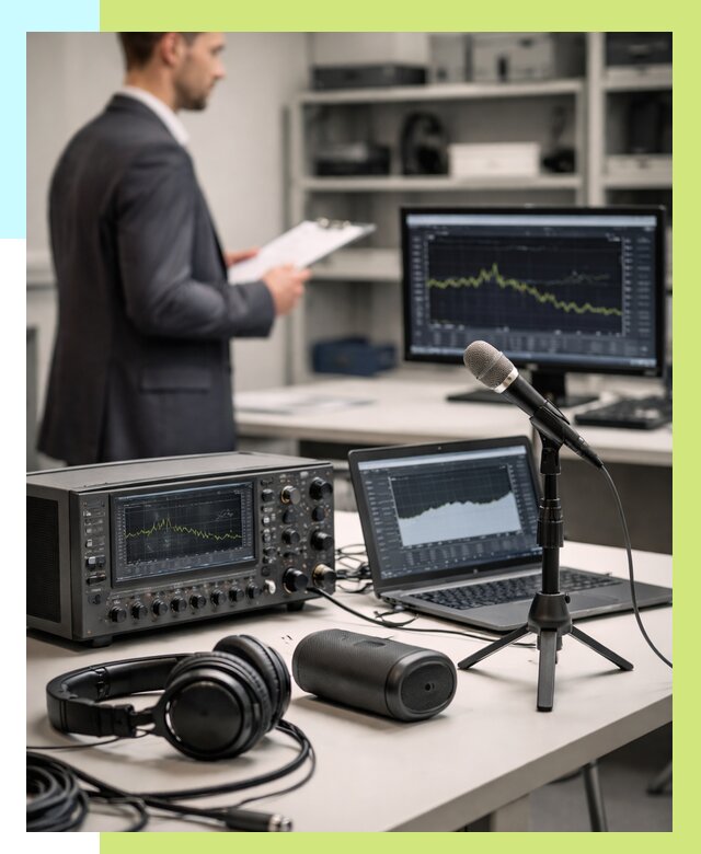 Сертификация аудиотехники в Гукове от 15399 р., Алешин-Гкв