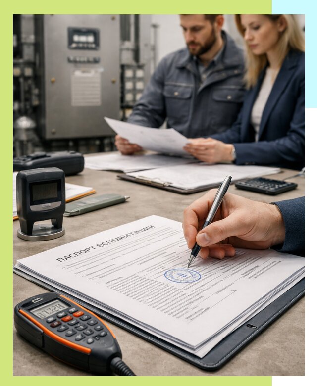 Оформление паспорта эксплуатации оборудования в Гукове