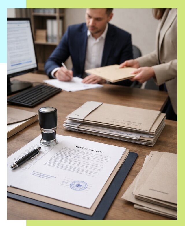 Отказное письмо для таможни в Гукове от 3080 р, Алешин-Гкв