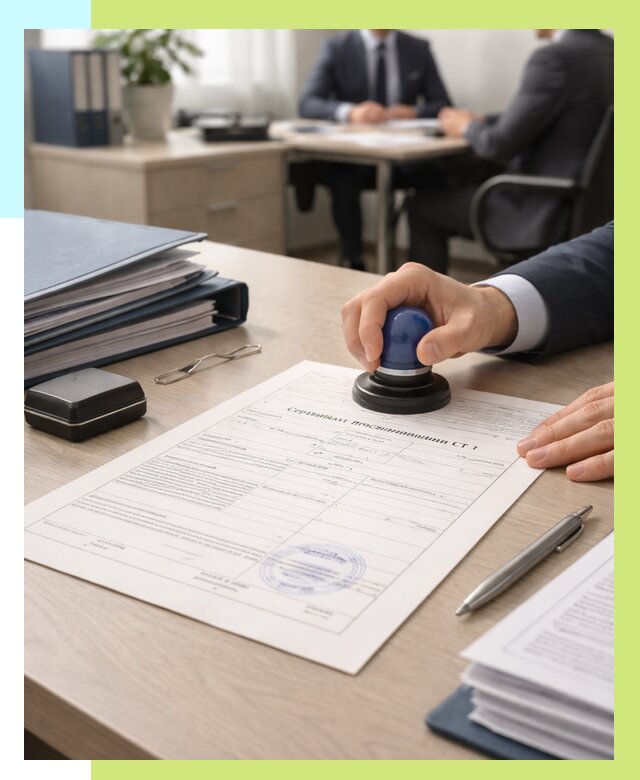 Сертификат происхождения СТ 1 в Гукове от 4620 р. | Алешин-Гкв