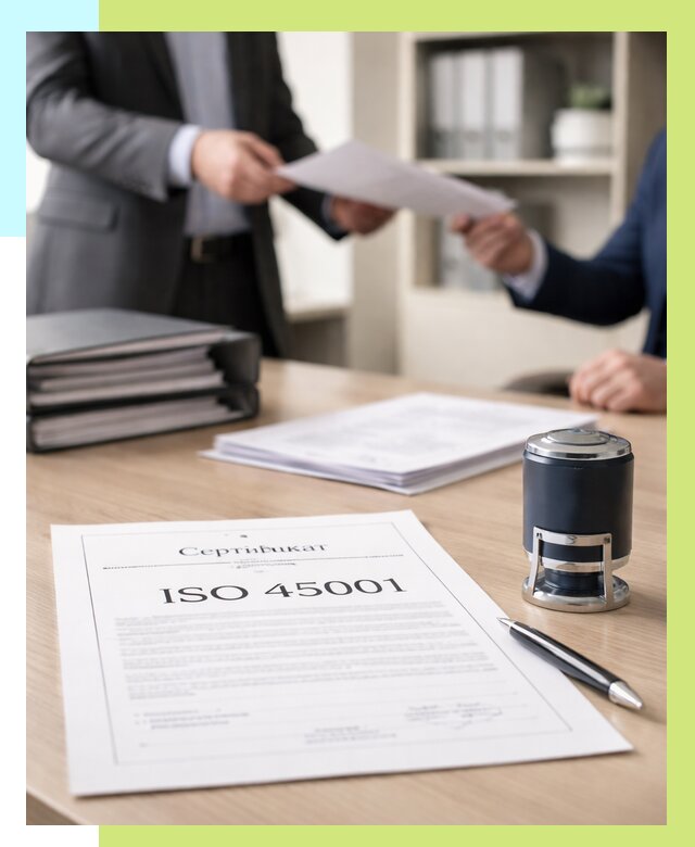 Сертификат ISO 45001 в Гукове под ключ от 46197 р. | Алешин-Гкв