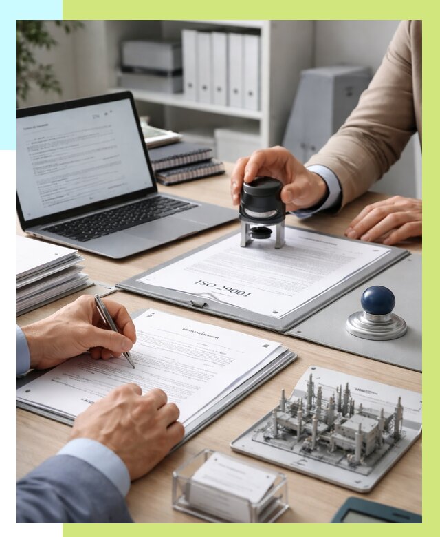 Сертификат ISO 29001 в Гукове под ключ от 76995 р. | Алешин-Гкв