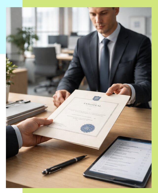 Сертификат ISO 30301 в Гукове от 35931 р. | Алешин-Гкв - под ключ